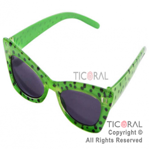 ANTEOJO HS658-2 ANIMAL PRINT VERDE x 1